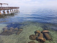 Heel helder water