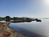 Corfu Trail tussen zee en meer van Korission