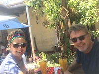 Lunchen in de zon