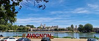 Uitzicht op Avignon