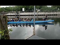 2024 06 05 1526 oefenen voor de Drakenboot wedstrijd op het stadsfeest Oranienburg