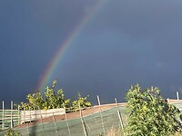 Regenboog op de terugweg uit Nerja