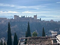 Granada met het Alhambra op de achtergrond