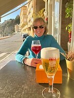 4 uur biertje einde boulevard met olijven :-(