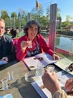 2025-04-27 1808 Diner bij de griek met Tina en Jens
