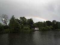 2026-06-09 1841 dubbele regenboog in Muggenbeet