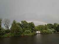 2026-06-09 1836 dubbele regenboog in Muggenbeet