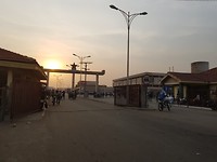 The border Ghana-Togo
