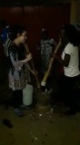 Pounding yam!
