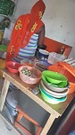 Preparing the noodles!