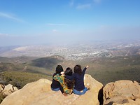 Hafsah: "I think I see Mexico!"