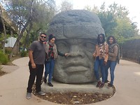Visiting a museum in Mexico