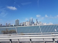 The beautiful buildings in Miami