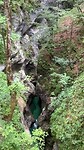 Diepe kloven voor rivier Sava Bohinjska