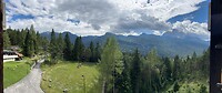 Panorama view hotel Boite