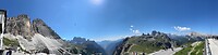 Panorama view rondom Drie Pieken