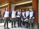 de groep @ motorcourse