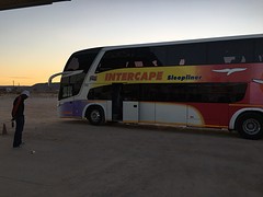 De InterCape tussen Kaapstad en Windhoek (Namibië).