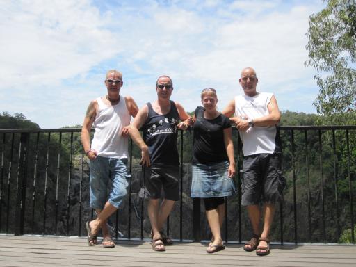 Barron Falls met Johnny, Bennie en Jurgen