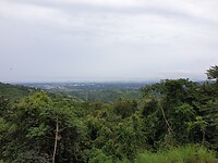 Bovenop de berg