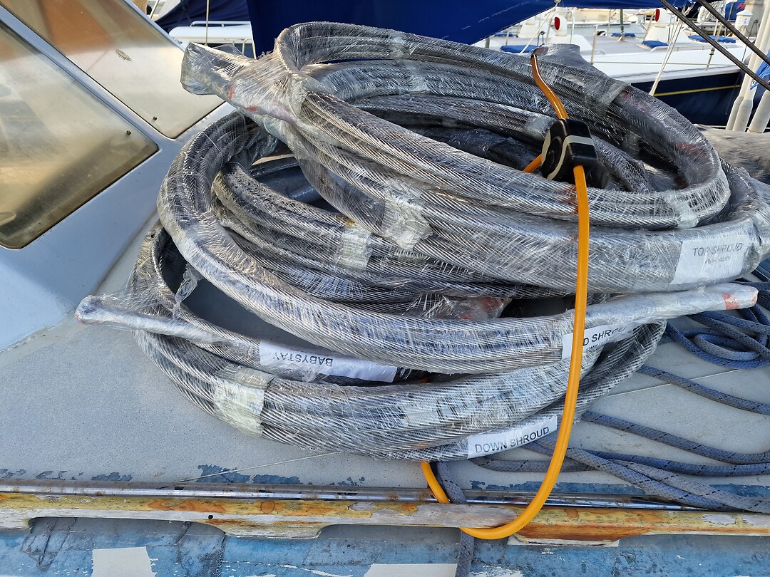 Verstaging voor de boot