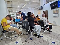 Wachtruimte bij Immigratie