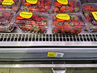 Aardbeien kijken kijken niet kopen