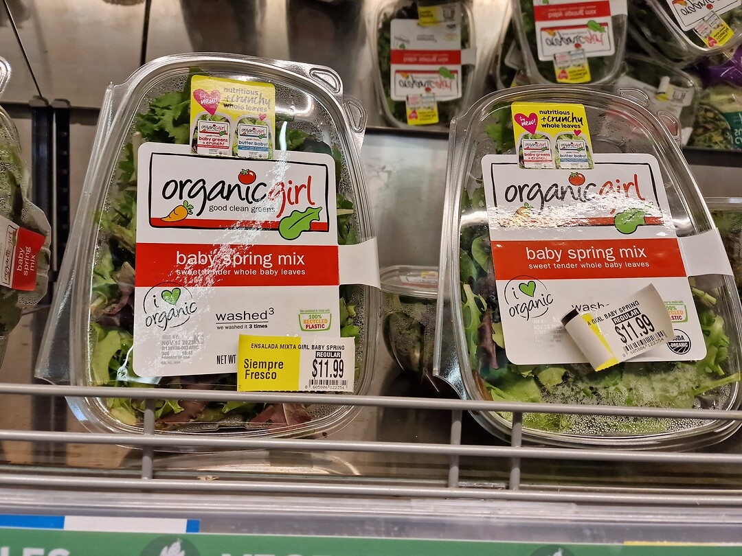 Bakje met sla