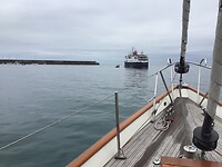 Cruiseschip in Alderney