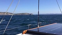 Aankomst A Coruna vanaf Biskaje