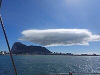 The Rock krijgt vaak mooie wolken