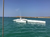 Trimaran 1988 gemotoriseerd