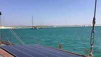 Tweede ankerplek Boa Vista bij beachbar