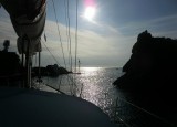 Vertrek uit Beaucette Marina op Guernsey