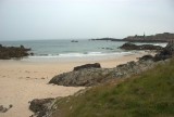Baai bij vuurtoren op Alderney