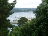 Zicht op haven Lézardieux