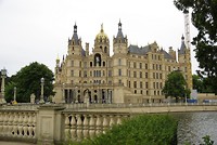 Het slot in Schwerin