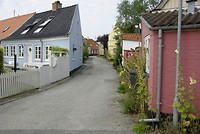 Voormalige vissershuizen in Marstal