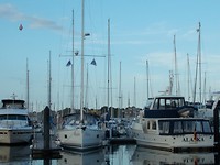 Luchtbalonnen boven Laboe