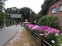 Op de sluis van Gieselau