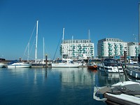 In de haven van Brighton