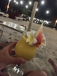 Hot mango coctail