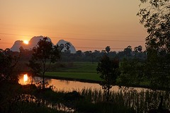 Sunset @Hpa-an