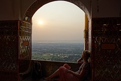 Zonsondergang vanaf Mandalay Hill