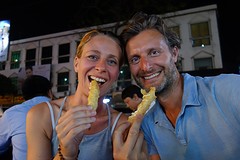 De lekkerste tempura prawn's van Yangon
