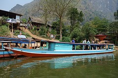 De boot naar Muang Ngoi