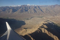 Leh vanuit de lucht