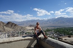 Uitzicht over Leh