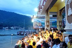 Aarti ceremony @ Parmarth Niketan Ashram 