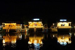 Woonboten in Srinagar